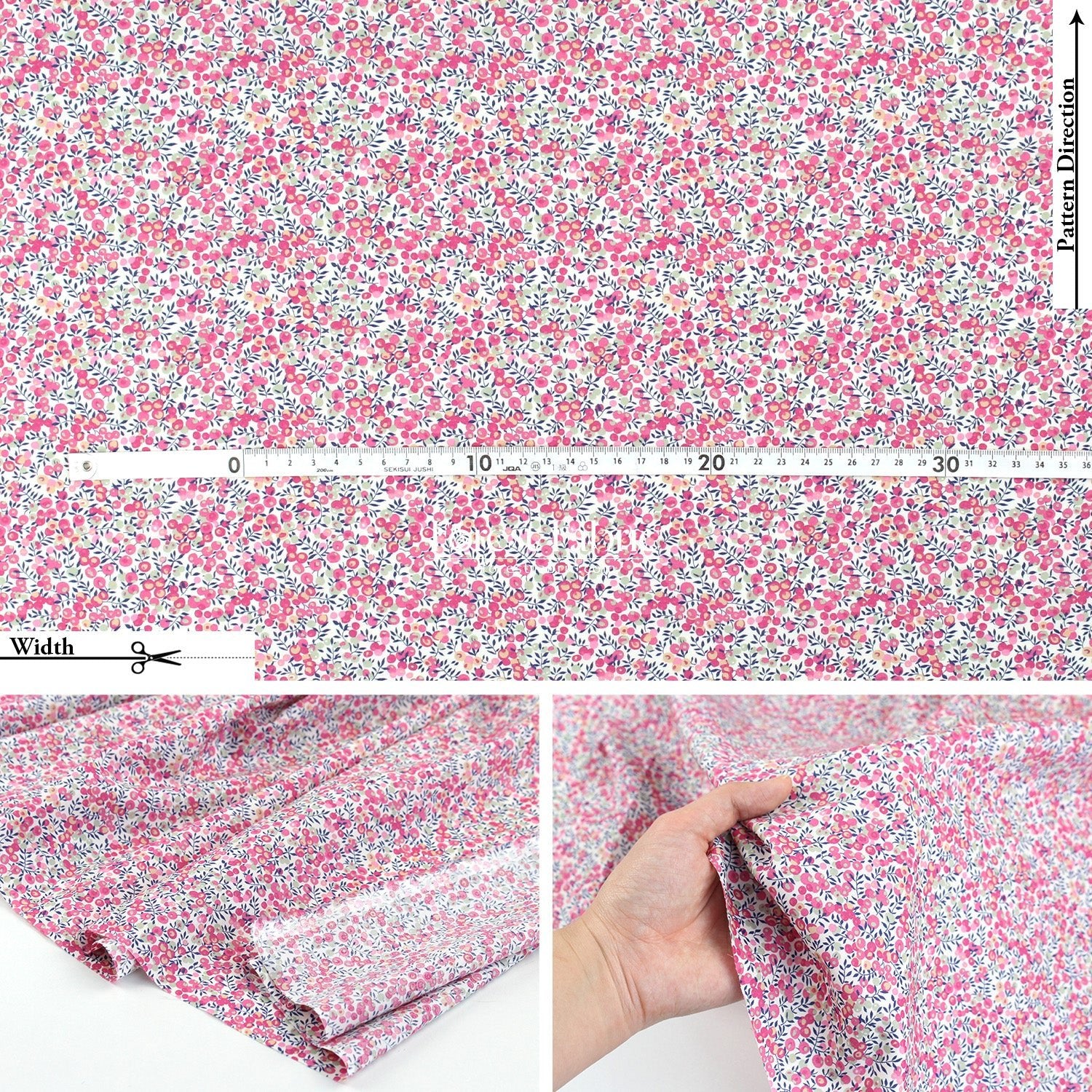Liberty of London (Cotton Tana Lawn Fabric) - Wiltshire Bud - FO:REST Fabric 布恩堂Liberty fabrictana lawnjapanese fabricykk zipper