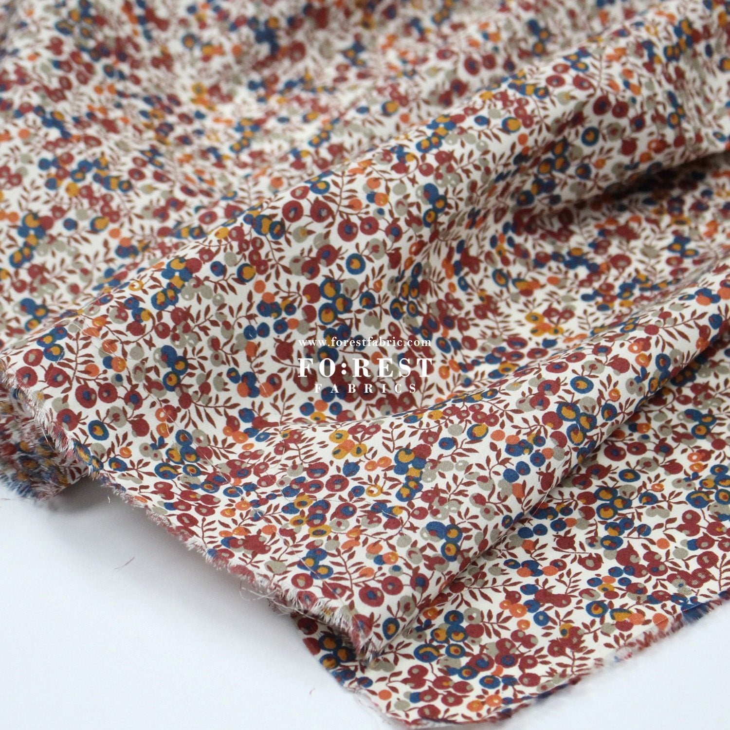Liberty of London (Cotton Tana Lawn Fabric) - Wiltshire Bud - FO:REST Fabric 布恩堂Liberty fabrictana lawnjapanese fabricykk zipper