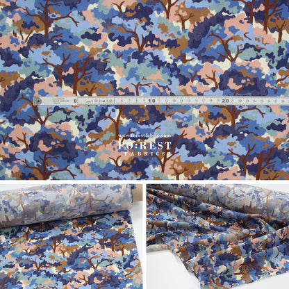 Liberty of London (Cotton Tana Lawn Fabric) - Woodland Canopy - FO:REST Fabric 布恩堂Liberty fabrictana lawnjapanese fabricykk zipper