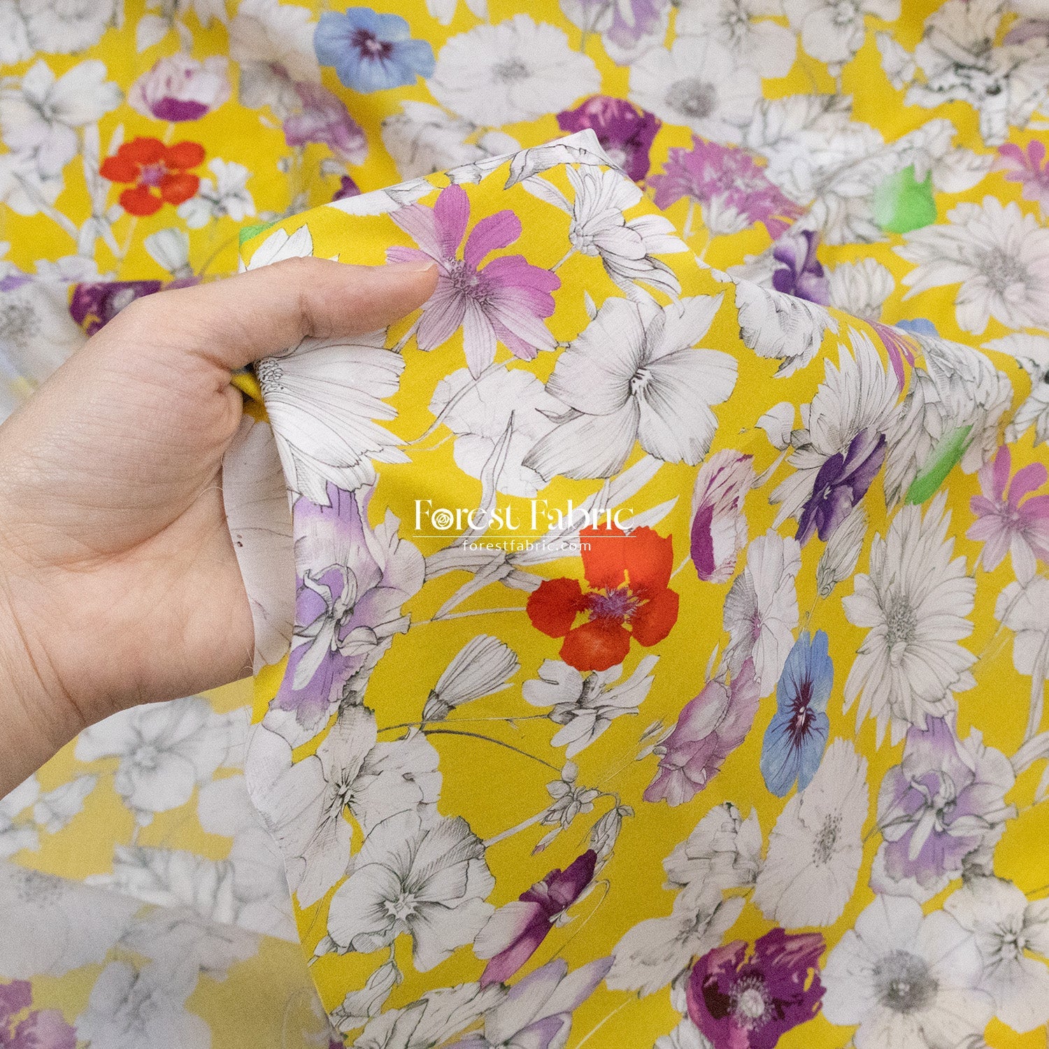 Liberty of London (Cotton Tana Lawn Fabric) - Wrest - FO:REST Fabric 布恩堂Liberty fabrictana lawnjapanese fabricykk zipper
