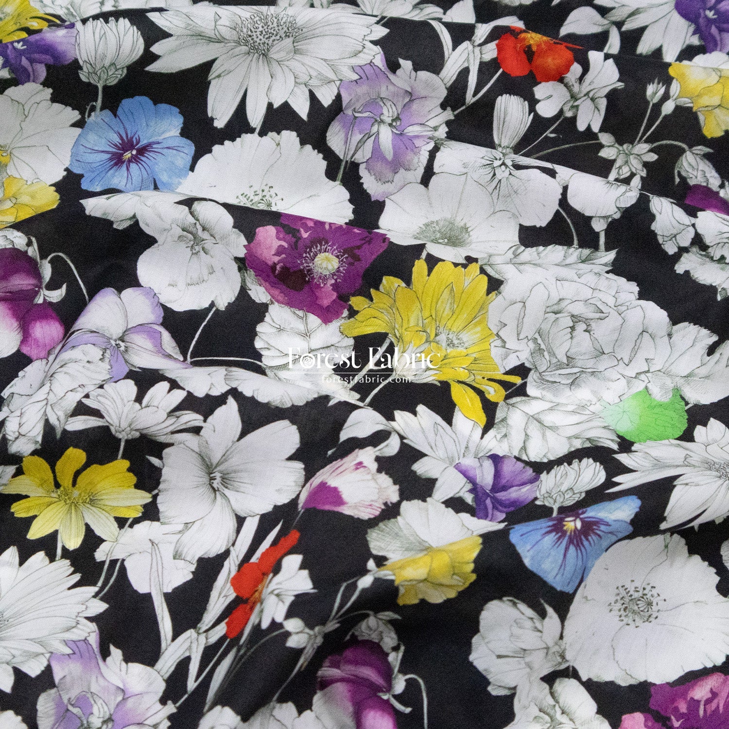 Liberty of London (Cotton Tana Lawn Fabric) - Wrest - FO:REST Fabric 布恩堂Liberty fabrictana lawnjapanese fabricykk zipper