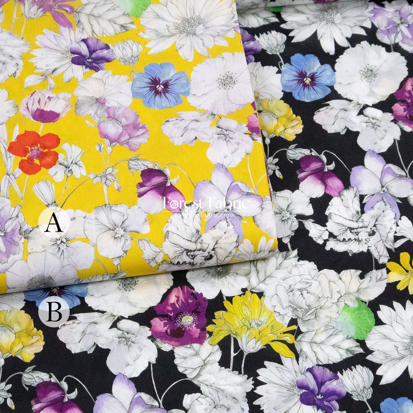 Liberty of London (Cotton Tana Lawn Fabric) - Wrest - FO:REST Fabric 布恩堂Liberty fabrictana lawnjapanese fabricykk zipper