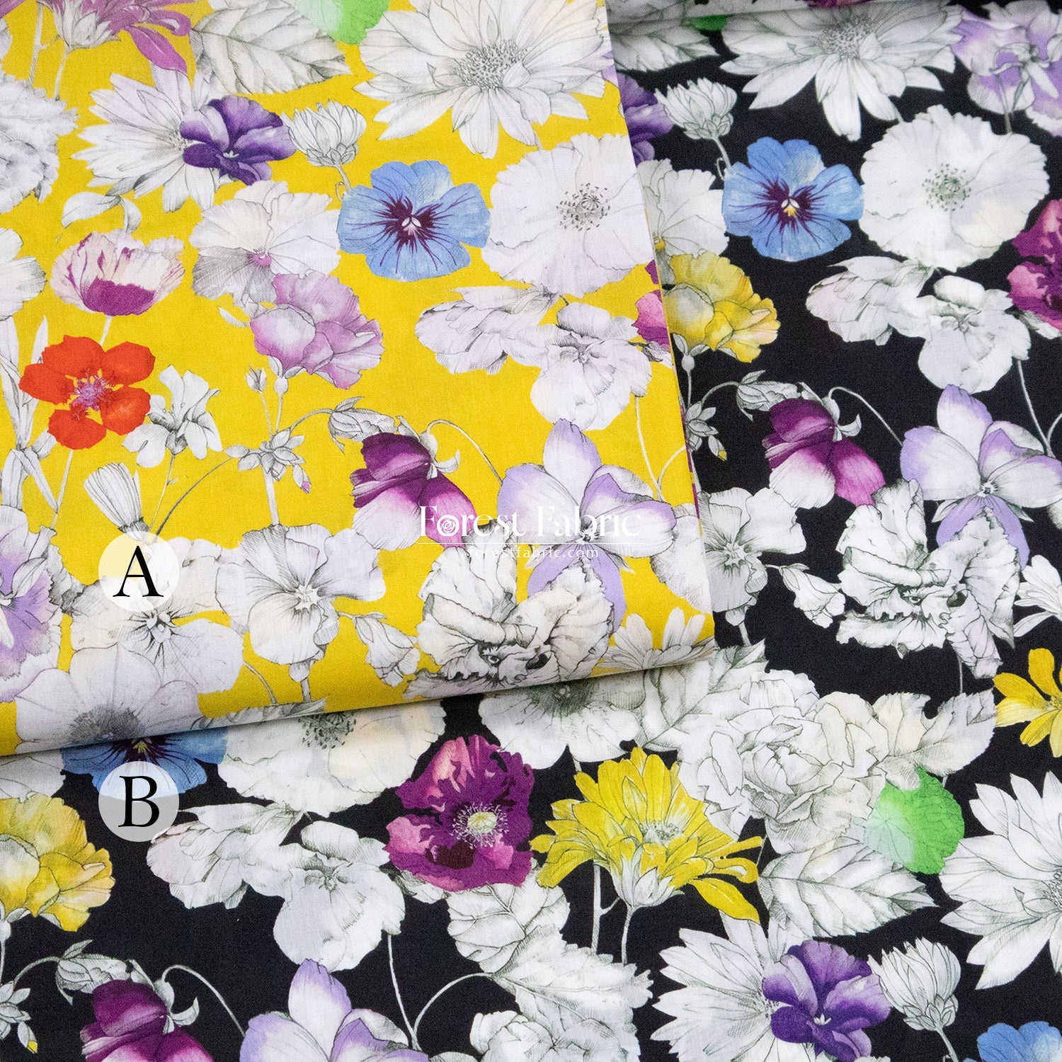 Liberty of London (Cotton Tana Lawn Fabric) - Wrest - FO:REST Fabric 布恩堂Liberty fabrictana lawnjapanese fabricykk zipper
