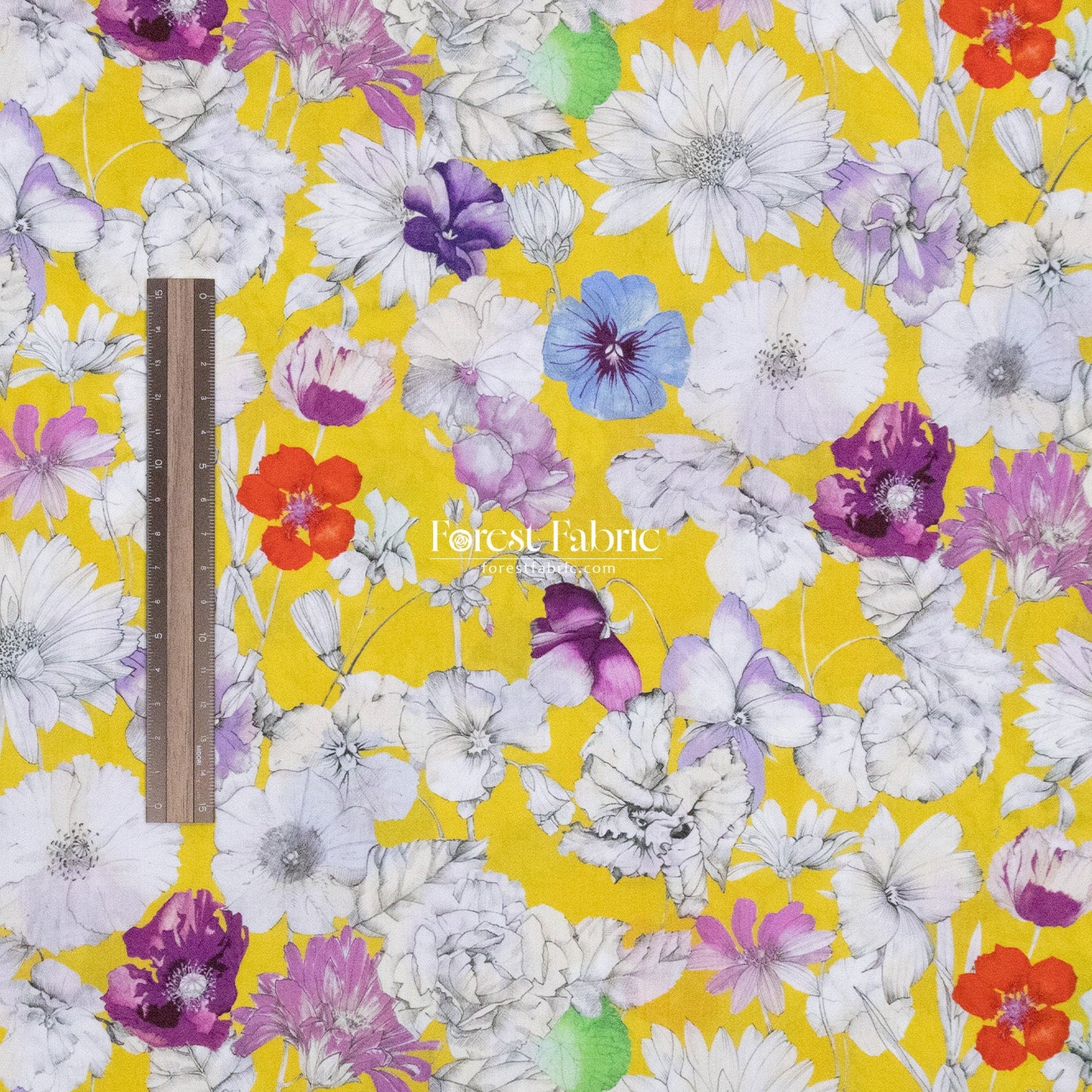 Liberty of London (Cotton Tana Lawn Fabric) - Wrest - FO:REST Fabric 布恩堂Liberty fabrictana lawnjapanese fabricykk zipper
