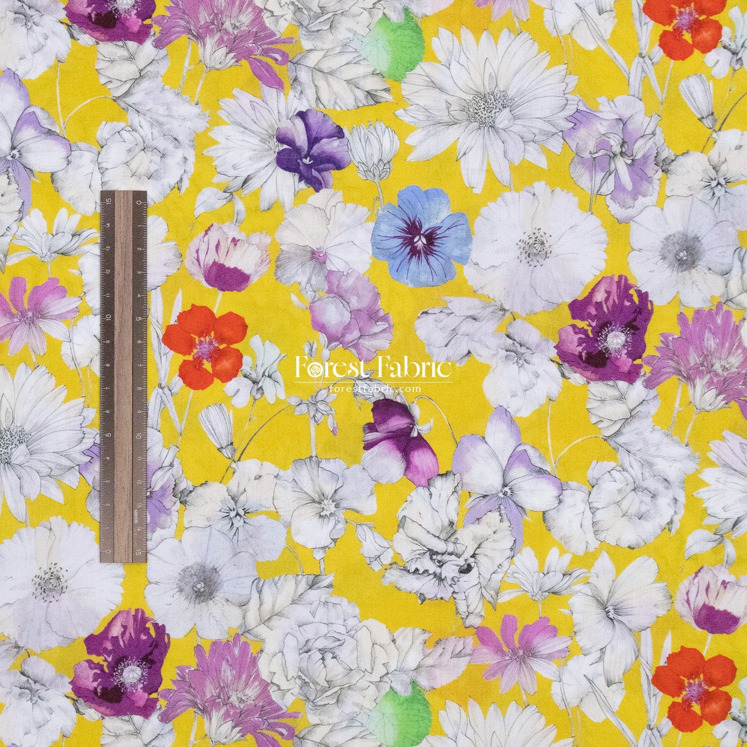 Liberty of London (Cotton Tana Lawn Fabric) - Wrest - FO:REST Fabric 布恩堂Liberty fabrictana lawnjapanese fabricykk zipper