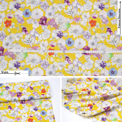 Liberty of London (Cotton Tana Lawn Fabric) - Wrest - FO:REST Fabric 布恩堂Liberty fabrictana lawnjapanese fabricykk zipper