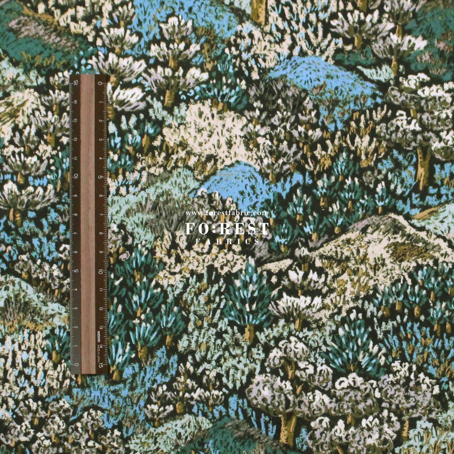 Liberty of London (Cotton Twill Fabric) - Darley Hillside - FO:REST Fabric 布恩堂Liberty fabrictana lawnjapanese fabricykk zipper