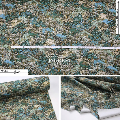 Liberty of London (Cotton Twill Fabric) - Darley Hillside - FO:REST Fabric 布恩堂Liberty fabrictana lawnjapanese fabricykk zipper