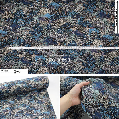 Liberty of London (Cotton Twill Fabric) - Darley Hillside - FO:REST Fabric 布恩堂Liberty fabrictana lawnjapanese fabricykk zipper