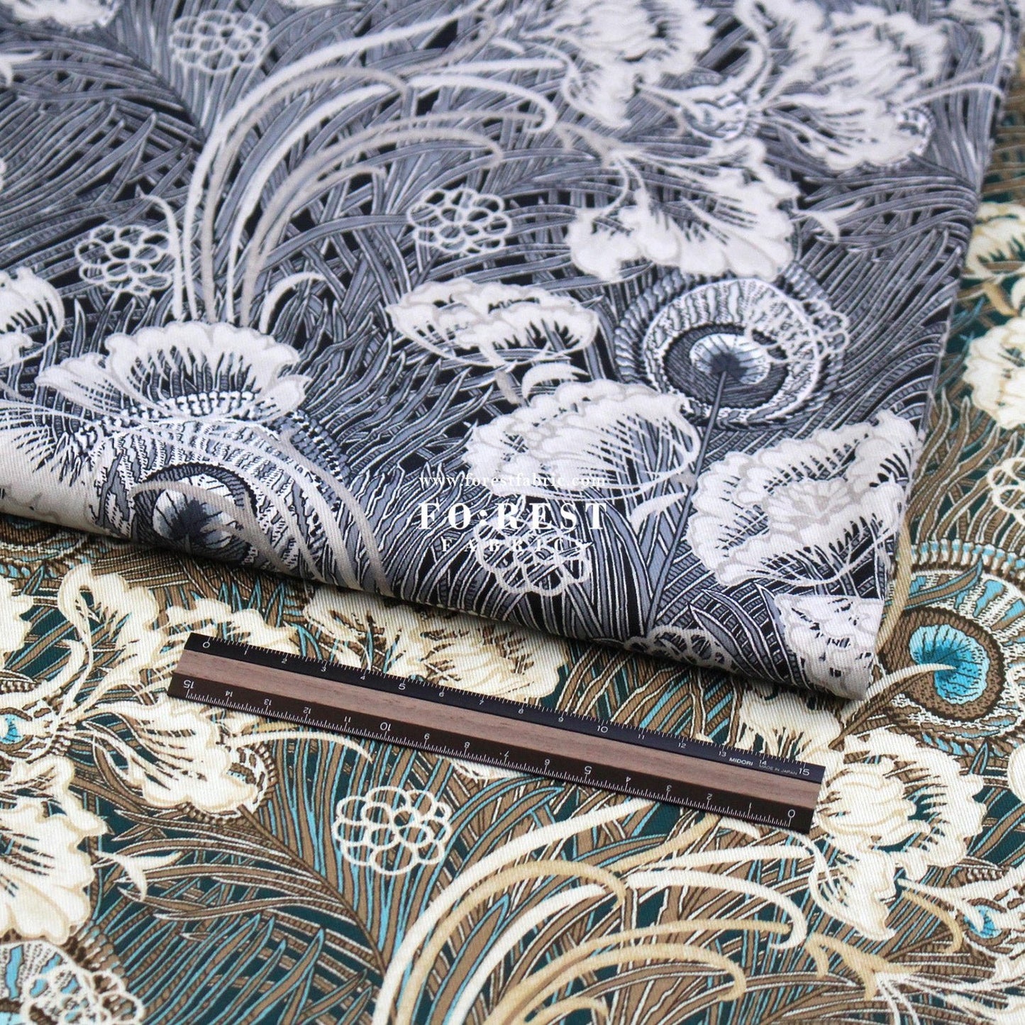 Liberty of London (Cotton Twill Fabric) - Hera Hana Dance - FO:REST Fabric 布恩堂Liberty fabrictana lawnjapanese fabricykk zipper