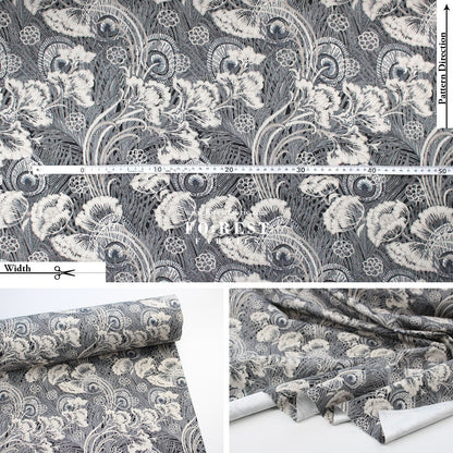 Liberty of London (Cotton Twill Fabric) - Hera Hana Dance - FO:REST Fabric 布恩堂Liberty fabrictana lawnjapanese fabricykk zipper