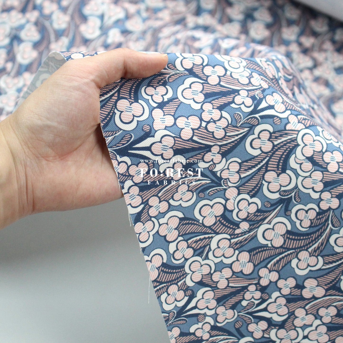 Liberty of London (Cotton Twill Fabric) - Laith - FO:REST Fabric 布恩堂Liberty fabrictana lawnjapanese fabricykk zipper
