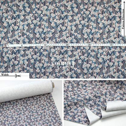 Liberty of London (Cotton Twill Fabric) - Laith - FO:REST Fabric 布恩堂Liberty fabrictana lawnjapanese fabricykk zipper