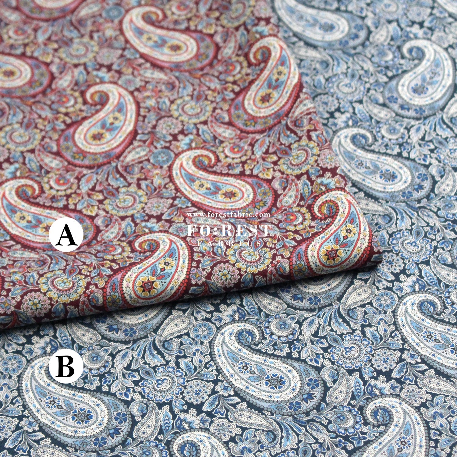 Liberty of London (Cotton Twill Fabric) - Lee Manor - FO:REST Fabric 布恩堂Liberty fabrictana lawnjapanese fabricykk zipper
