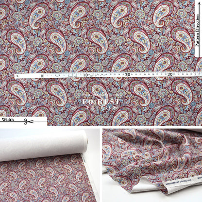 Liberty of London (Cotton Twill Fabric) - Lee Manor - FO:REST Fabric 布恩堂Liberty fabrictana lawnjapanese fabricykk zipper