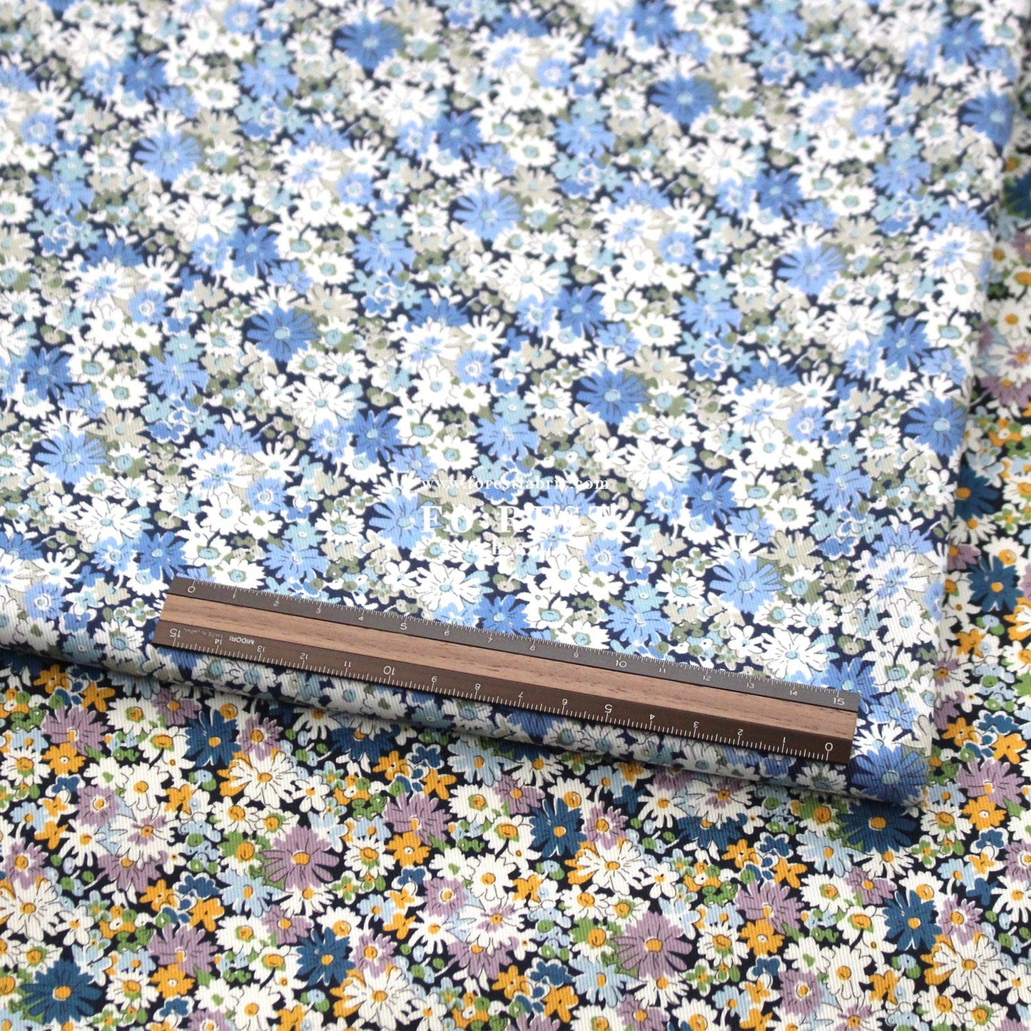 Liberty of London (Cotton Twill Fabric) - Libby - FO:REST Fabric 布恩堂Liberty fabrictana lawnjapanese fabricykk zipper