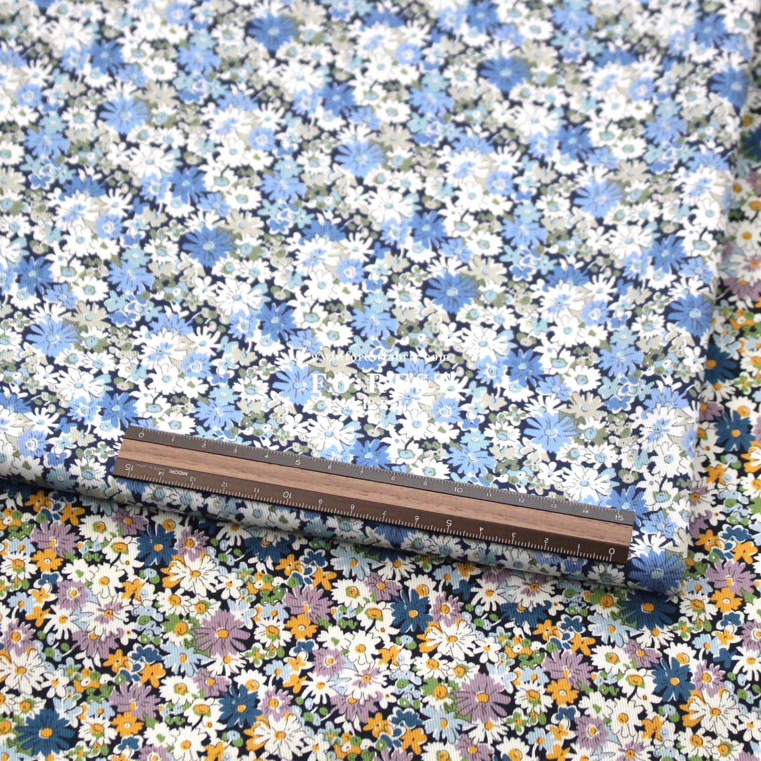 Liberty of London (Cotton Twill Fabric) - Libby - FO:REST Fabric 布恩堂Liberty fabrictana lawnjapanese fabricykk zipper