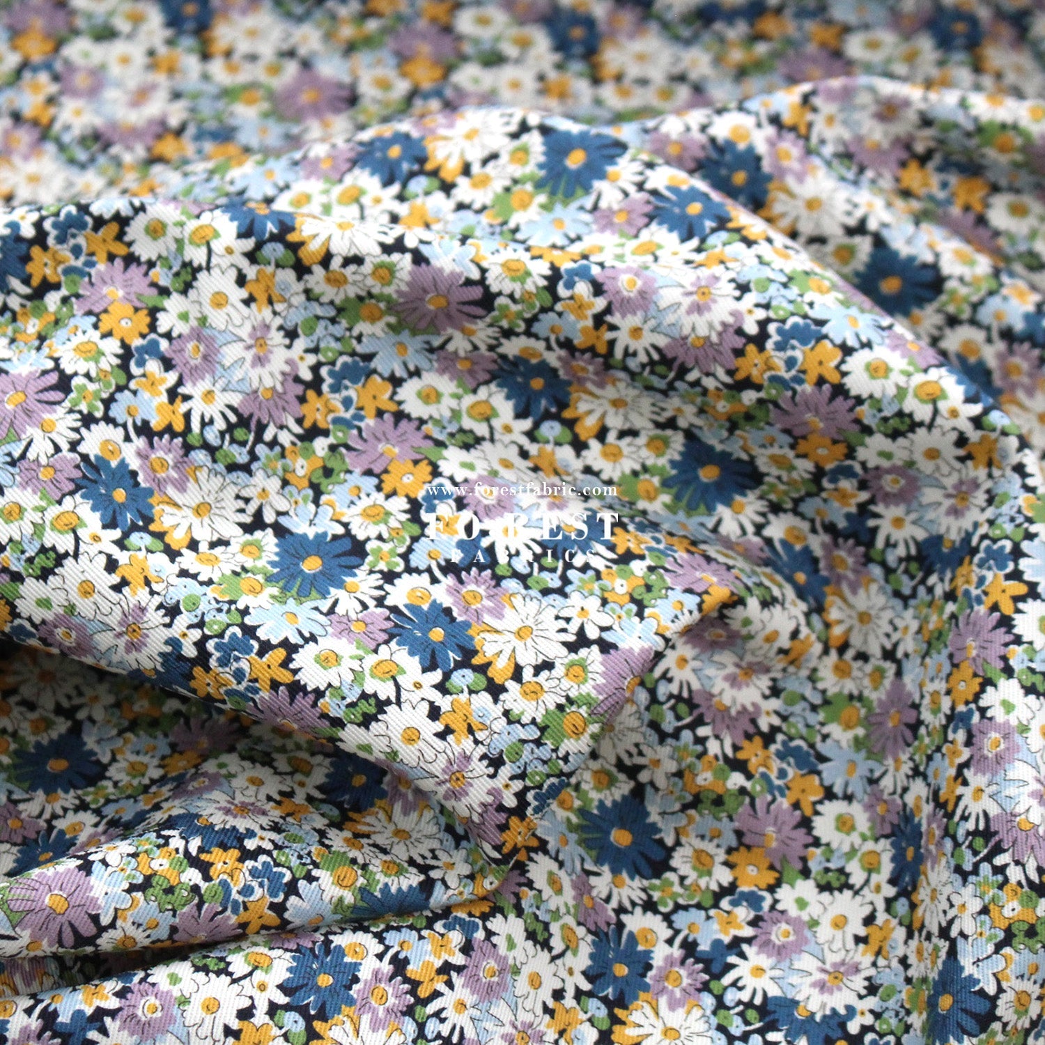 Liberty of London (Cotton Twill Fabric) - Libby - FO:REST Fabric 布恩堂Liberty fabrictana lawnjapanese fabricykk zipper