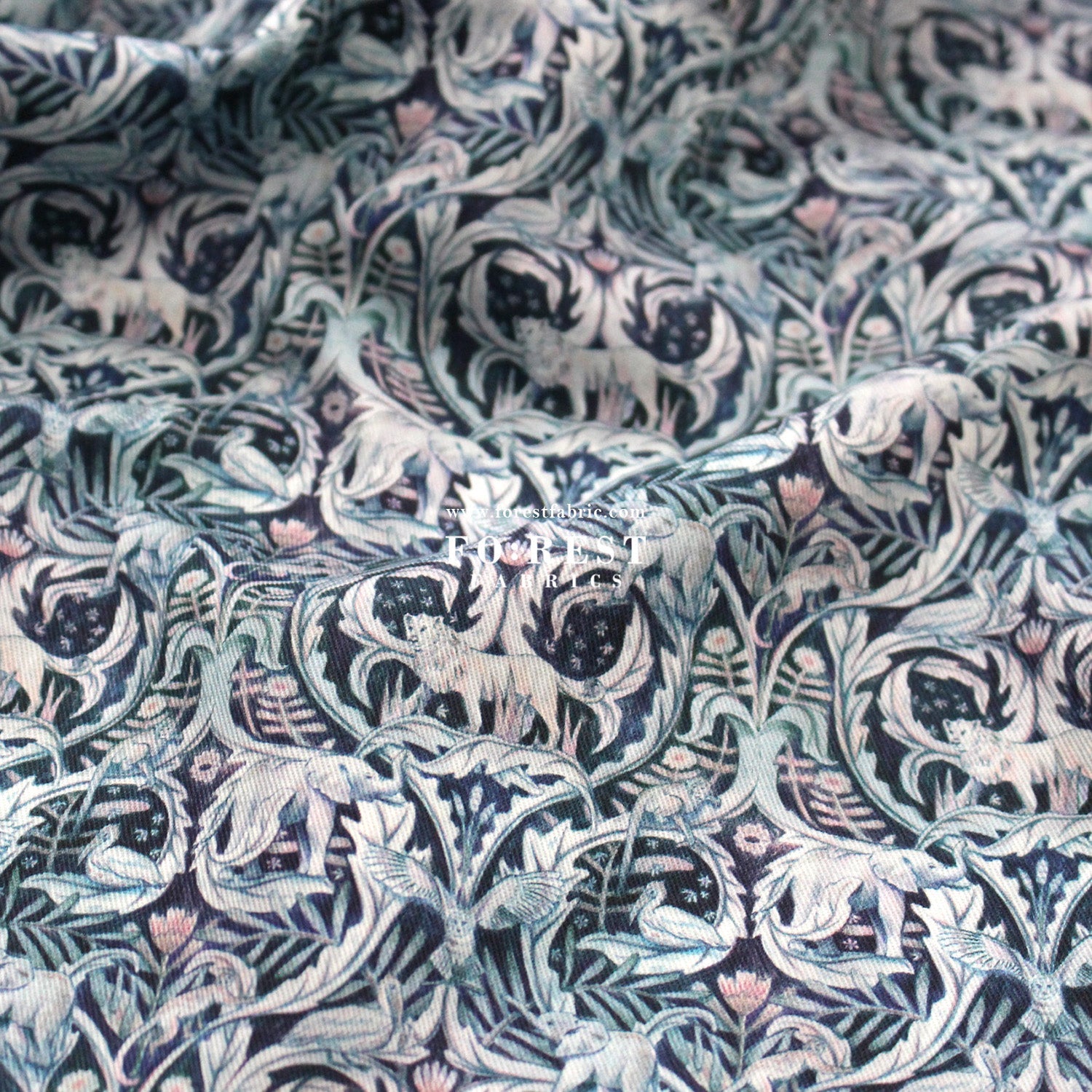 Liberty of London (Cotton Twill Fabric) - Valerie - FO:REST Fabric 布恩堂Liberty fabrictana lawnjapanese fabricykk zipper