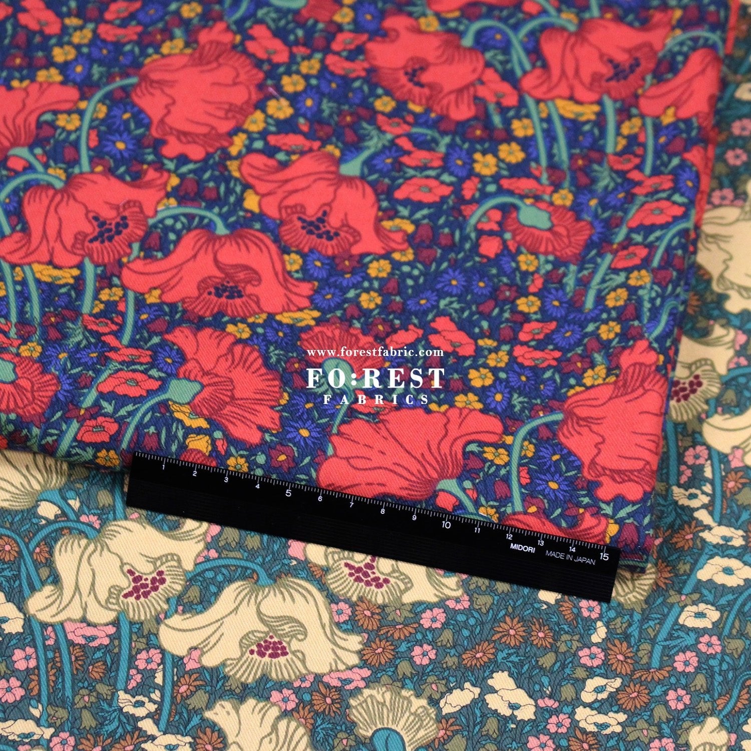 Liberty of London (LanTana Fabric) - Clementina Daisy - FO:REST Fabric 布恩堂Liberty fabrictana lawnjapanese fabricykk zipper