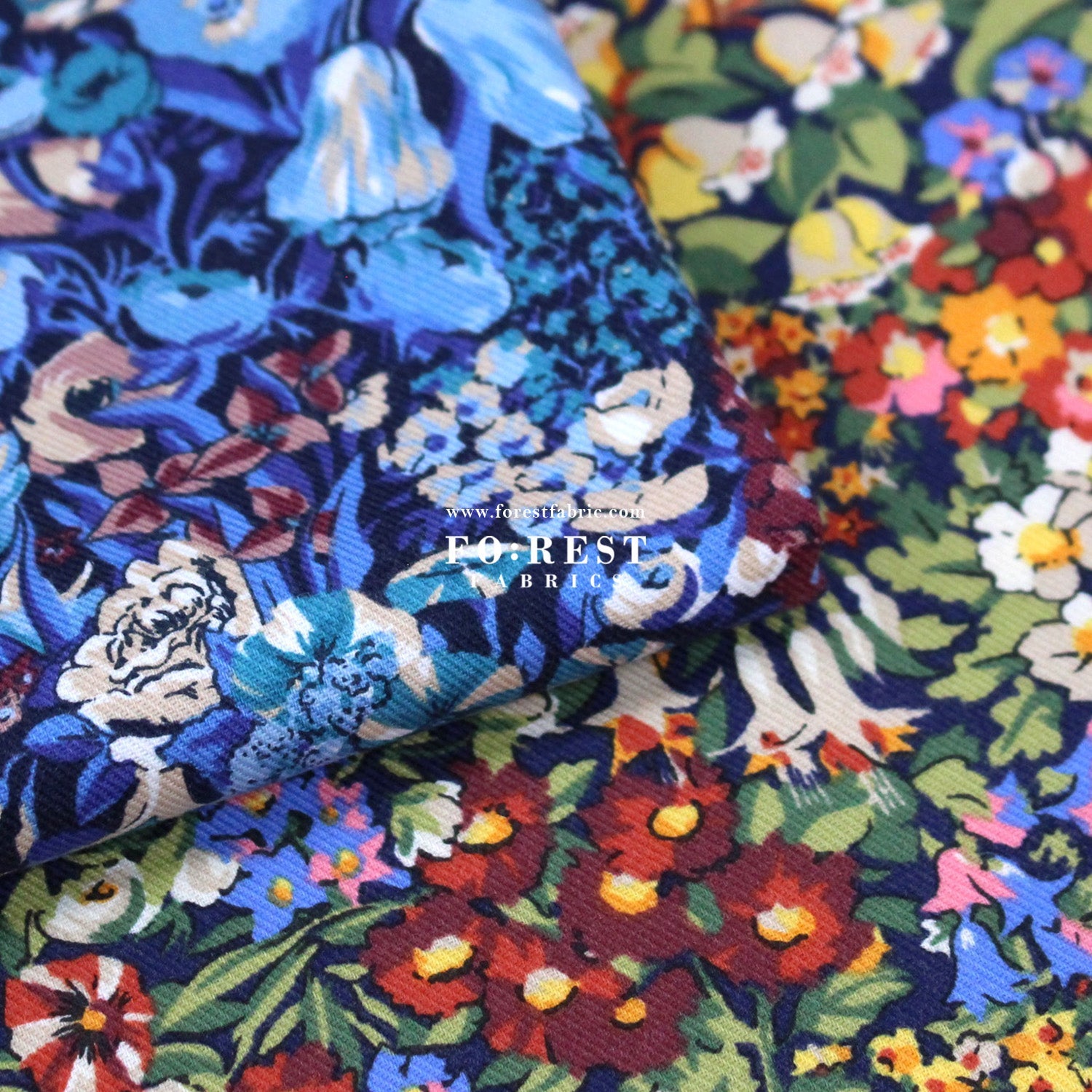 Liberty of London (LanTana Fabric) - Cottage Garden - FO:REST Fabric 布恩堂Liberty fabrictana lawnjapanese fabricykk zipper