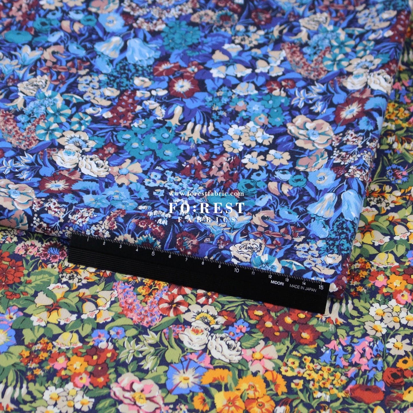 Liberty of London (LanTana Fabric) - Cottage Garden - FO:REST Fabric 布恩堂Liberty fabrictana lawnjapanese fabricykk zipper