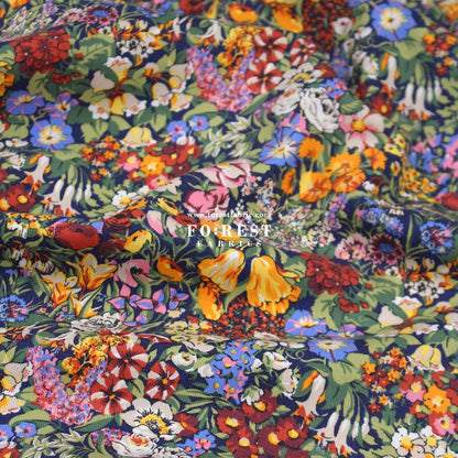 Liberty of London (LanTana Fabric) - Cottage Garden - FO:REST Fabric 布恩堂Liberty fabrictana lawnjapanese fabricykk zipper