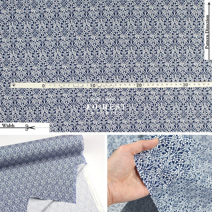 Liberty of London (LanTana Fabric) - iona star - FO:REST Fabric 布恩堂Liberty fabrictana lawnjapanese fabricykk zipper