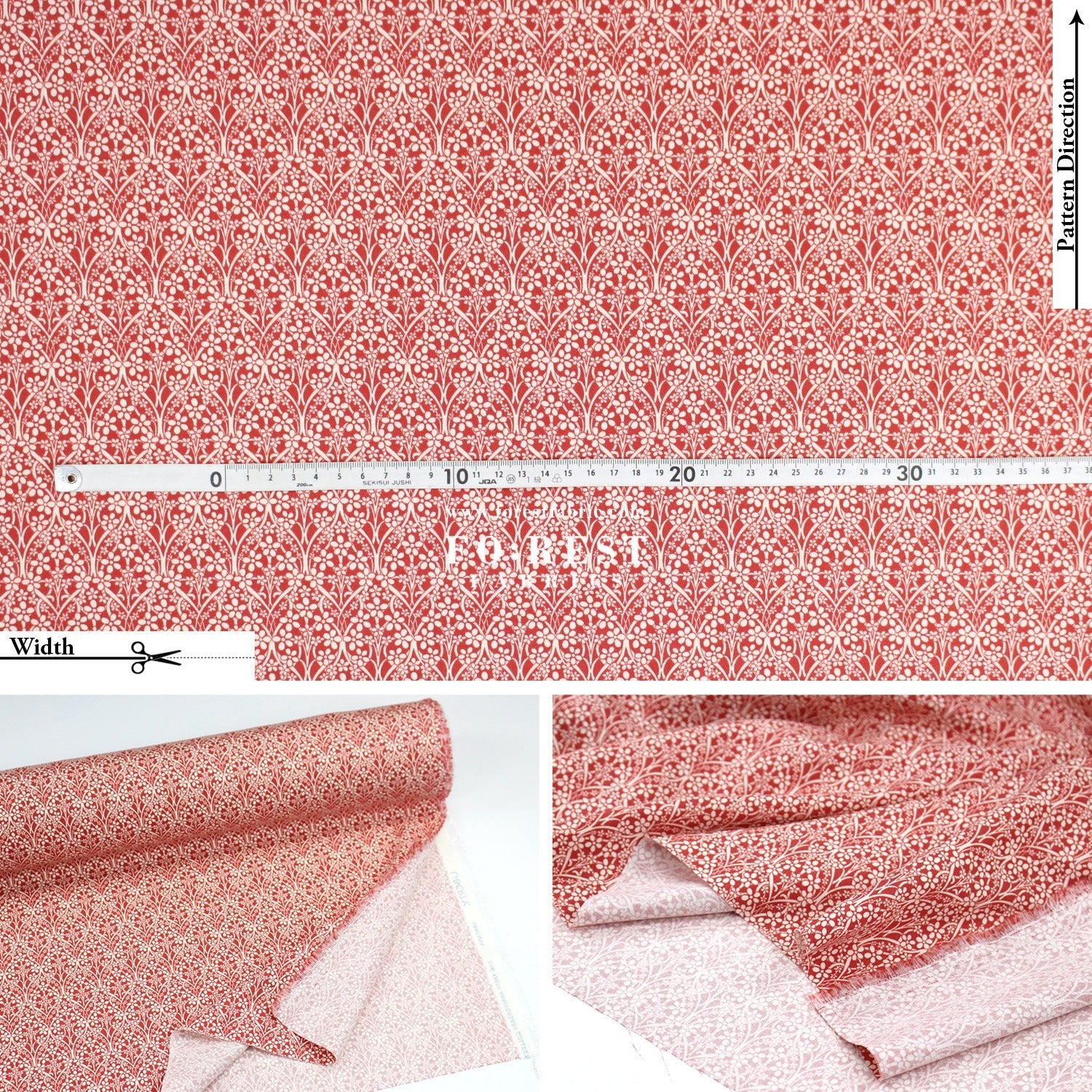 Liberty of London (LanTana Fabric) - iona star - FO:REST Fabric 布恩堂Liberty fabrictana lawnjapanese fabricykk zipper