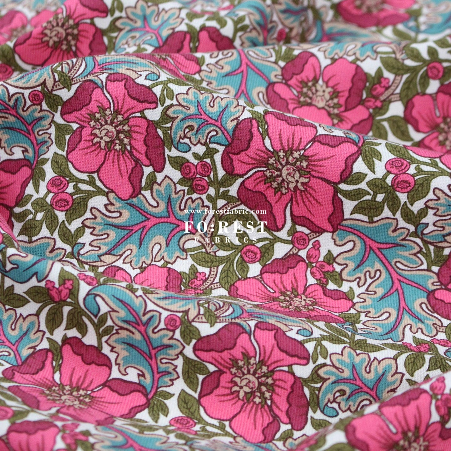 Liberty of London (LanTana Fabric) - Millie Francesca - FO:REST Fabric 布恩堂Liberty fabrictana lawnjapanese fabricykk zipper