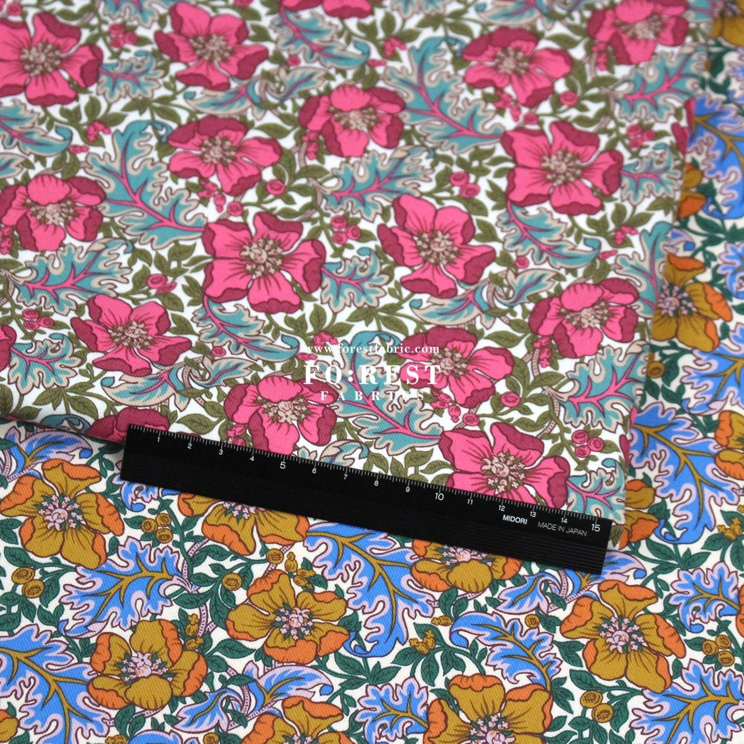 Liberty of London (LanTana Fabric) - Millie Francesca - FO:REST Fabric 布恩堂Liberty fabrictana lawnjapanese fabricykk zipper