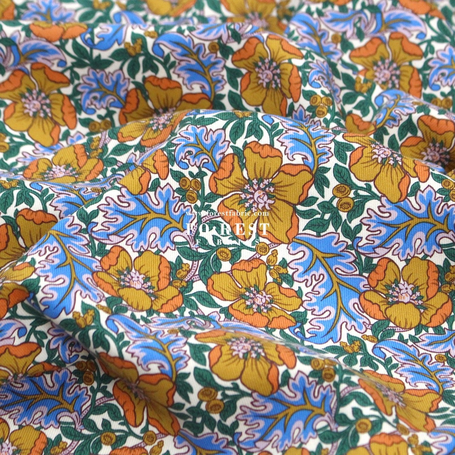 Liberty of London (LanTana Fabric) - Millie Francesca - FO:REST Fabric 布恩堂Liberty fabrictana lawnjapanese fabricykk zipper