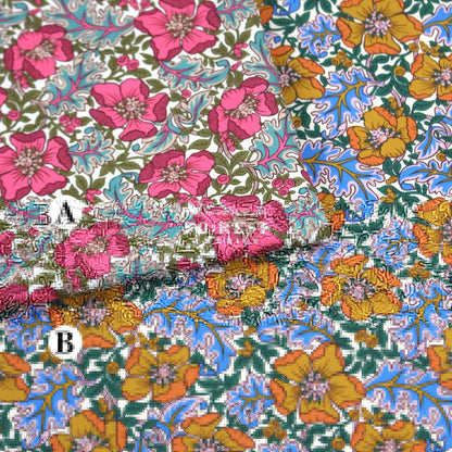 Liberty of London (LanTana Fabric) - Millie Francesca - FO:REST Fabric 布恩堂Liberty fabrictana lawnjapanese fabricykk zipper