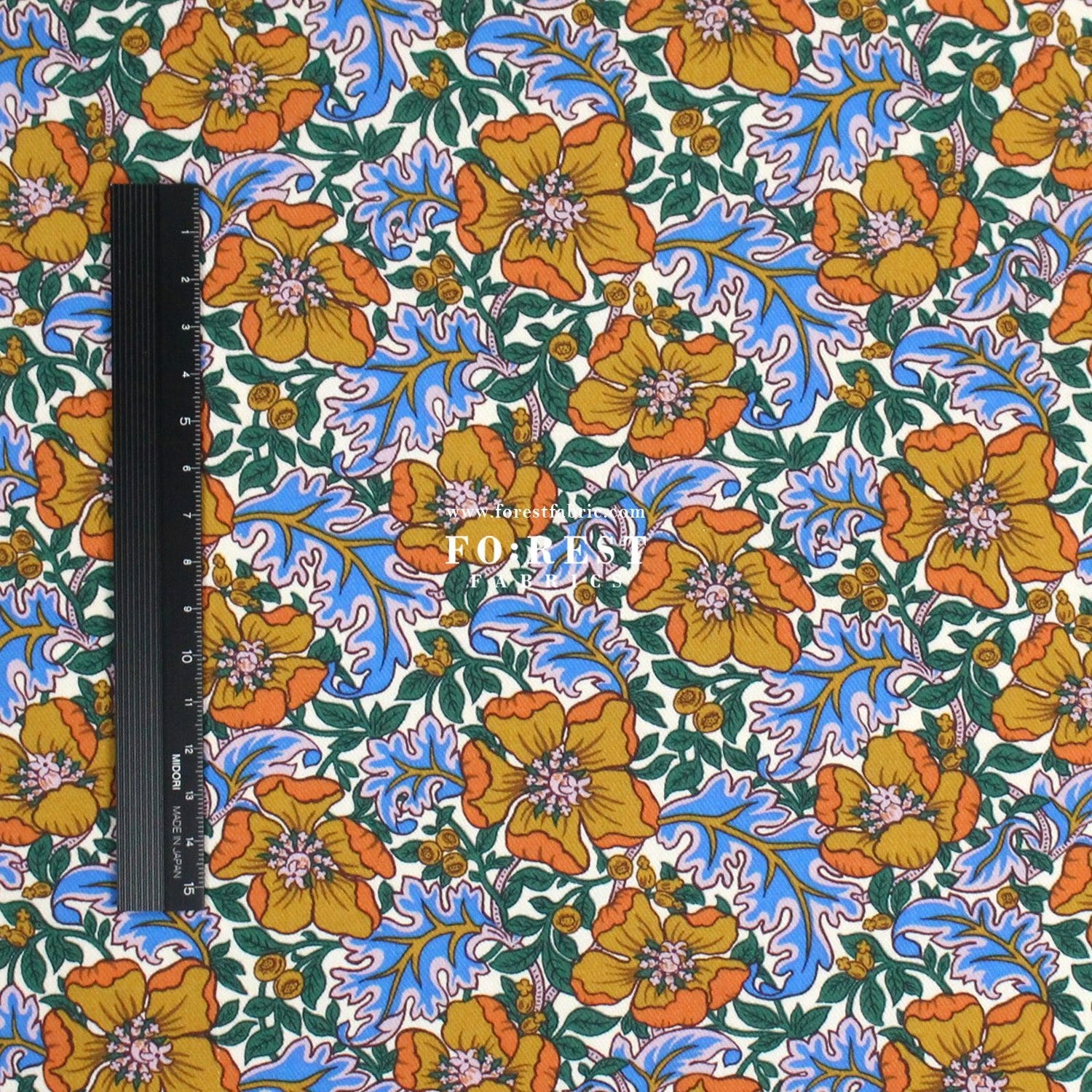 Liberty of London (LanTana Fabric) - Millie Francesca - FO:REST Fabric 布恩堂Liberty fabrictana lawnjapanese fabricykk zipper