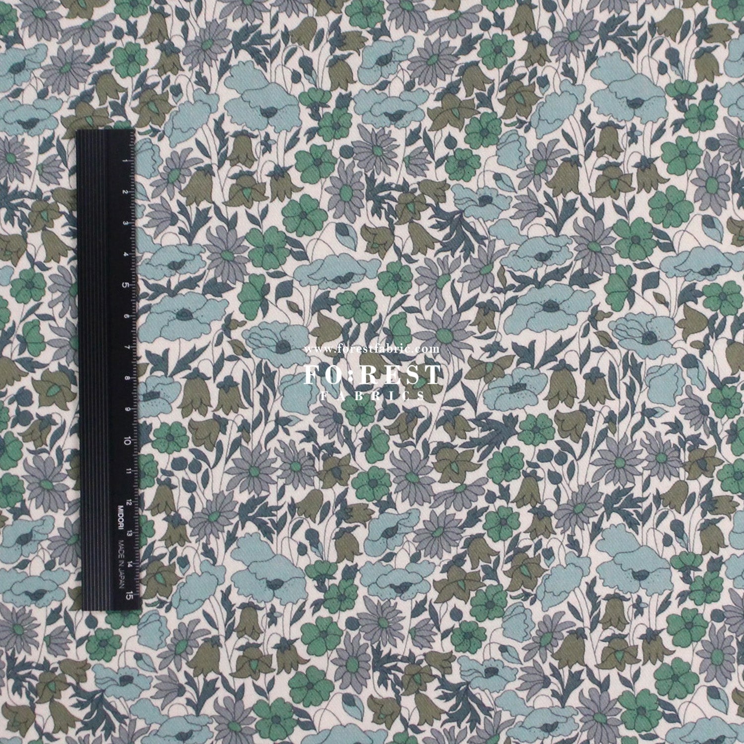Liberty of London (LanTana Fabric) - Poppy and Daisy - FO:REST Fabric 布恩堂Liberty fabrictana lawnjapanese fabricykk zipper