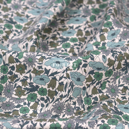 Liberty of London (LanTana Fabric) - Poppy and Daisy - FO:REST Fabric 布恩堂Liberty fabrictana lawnjapanese fabricykk zipper