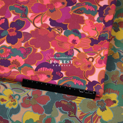 Liberty of London (LanTana Fabric) - Prospect Flower - FO:REST Fabric 布恩堂Liberty fabrictana lawnjapanese fabricykk zipper