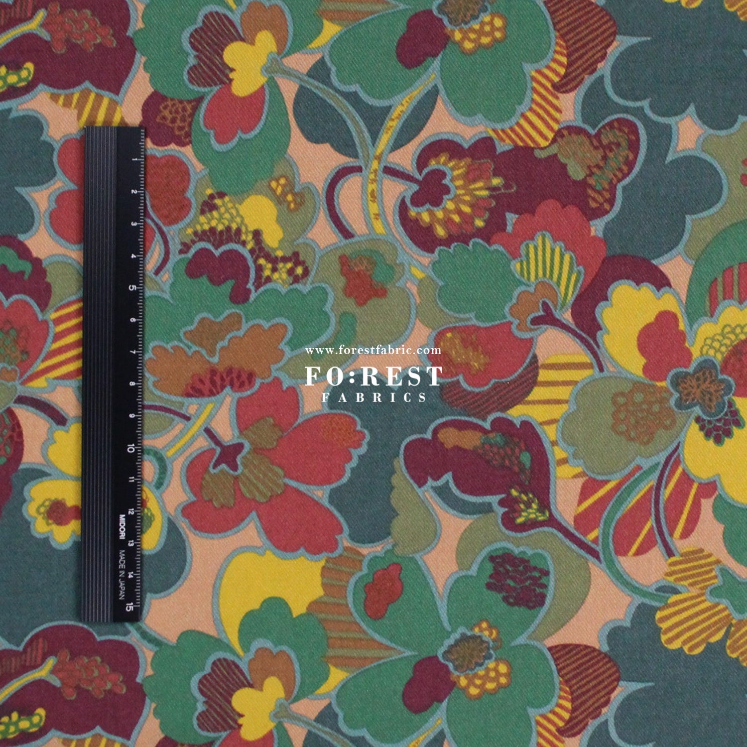Liberty of London (LanTana Fabric) - Prospect Flower - FO:REST Fabric 布恩堂Liberty fabrictana lawnjapanese fabricykk zipper