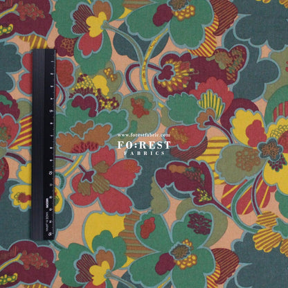 Liberty of London (LanTana Fabric) - Prospect Flower - FO:REST Fabric 布恩堂Liberty fabrictana lawnjapanese fabricykk zipper