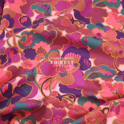 Liberty of London (LanTana Fabric) - Prospect Flower - FO:REST Fabric 布恩堂Liberty fabrictana lawnjapanese fabricykk zipper