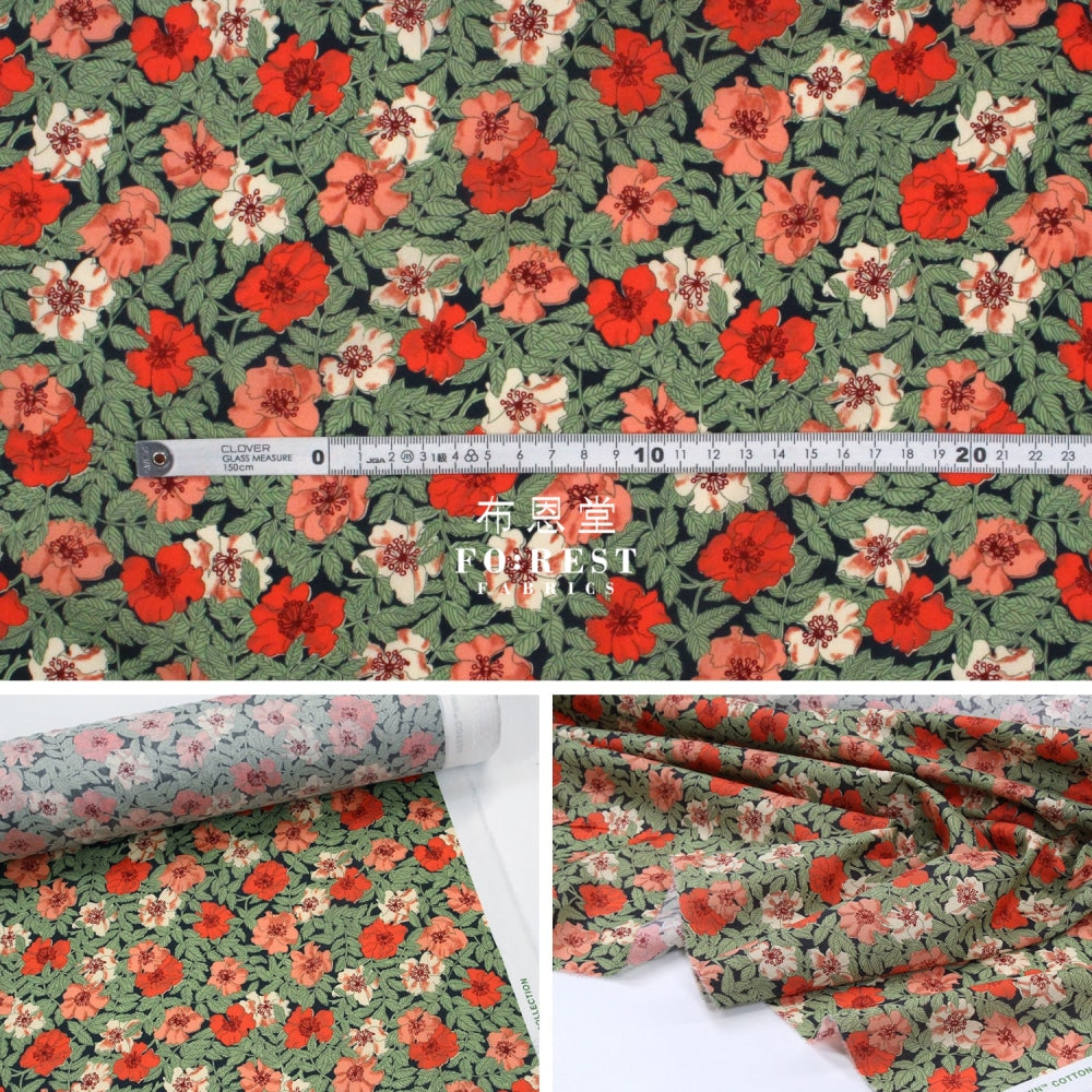 Liberty Of London (Organic Fabric) - Wild Rosinda Organic Cotton Tana Lawn
