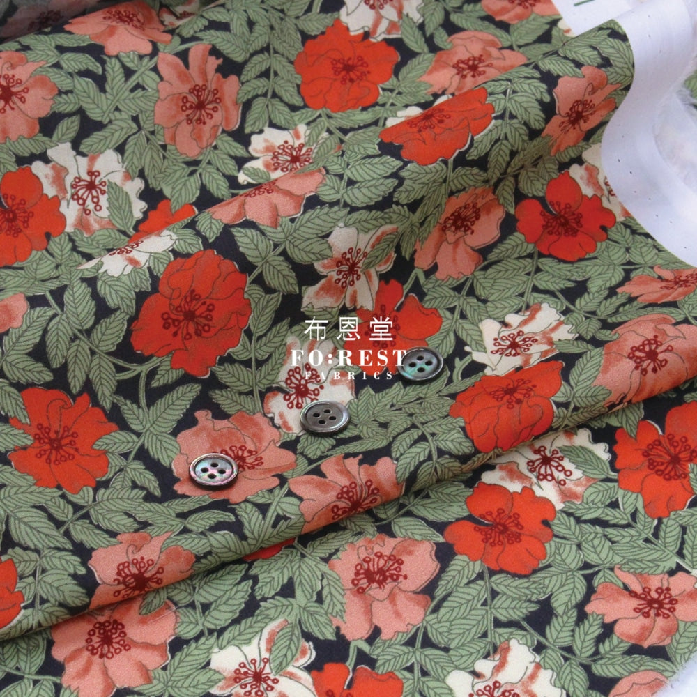 Liberty Of London (Organic Fabric) - Wild Rosinda Organic Cotton Tana Lawn