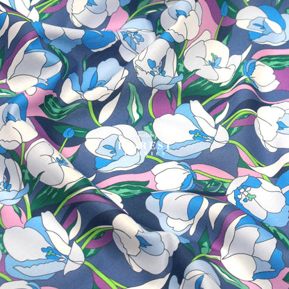 Liberty of London (Organic Tana Lawn Cotton Fabric) - Alberta Tulip B - FO:REST Fabric 布恩堂Liberty fabrictana lawnjapanese fabricykk zipper