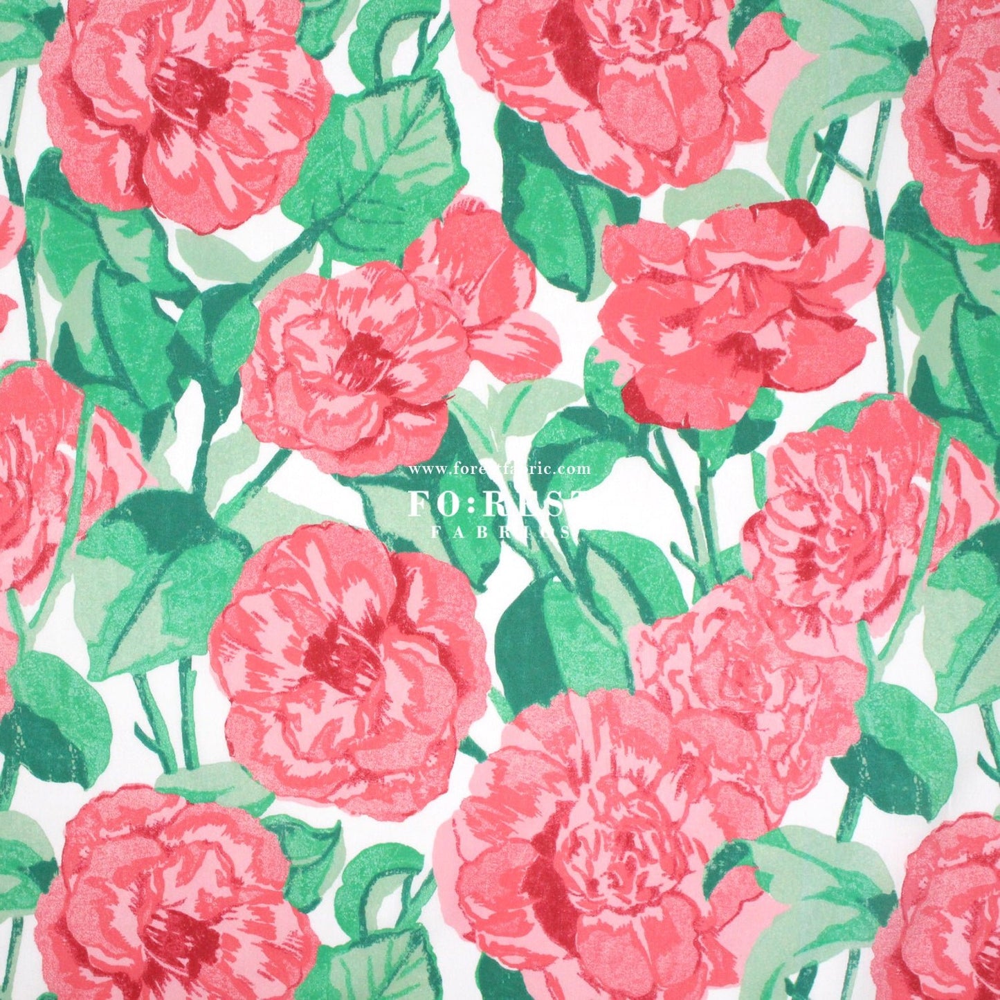 Liberty of London (Organic Tana Lawn Cotton Fabric) - Archive Camellia C - FO:REST Fabric 布恩堂Liberty fabrictana lawnjapanese fabricykk zipper