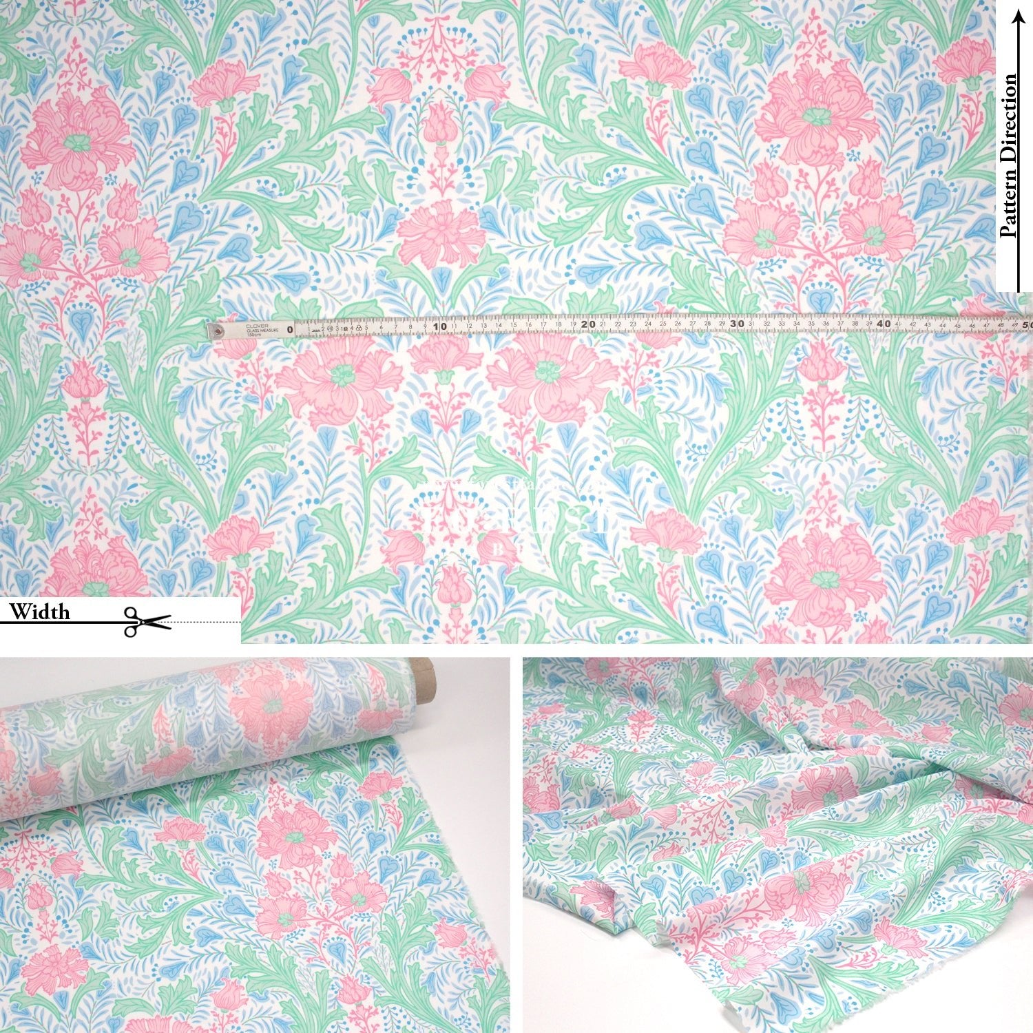Liberty of London (Organic Tana Lawn Cotton Fabric) - Congleton C - FO:REST Fabric 布恩堂Liberty fabrictana lawnjapanese fabricykk zipper