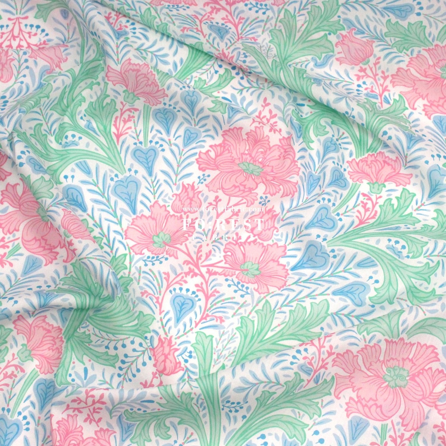 Liberty of London (Organic Tana Lawn Cotton Fabric) - Congleton C - FO:REST Fabric 布恩堂Liberty fabrictana lawnjapanese fabricykk zipper