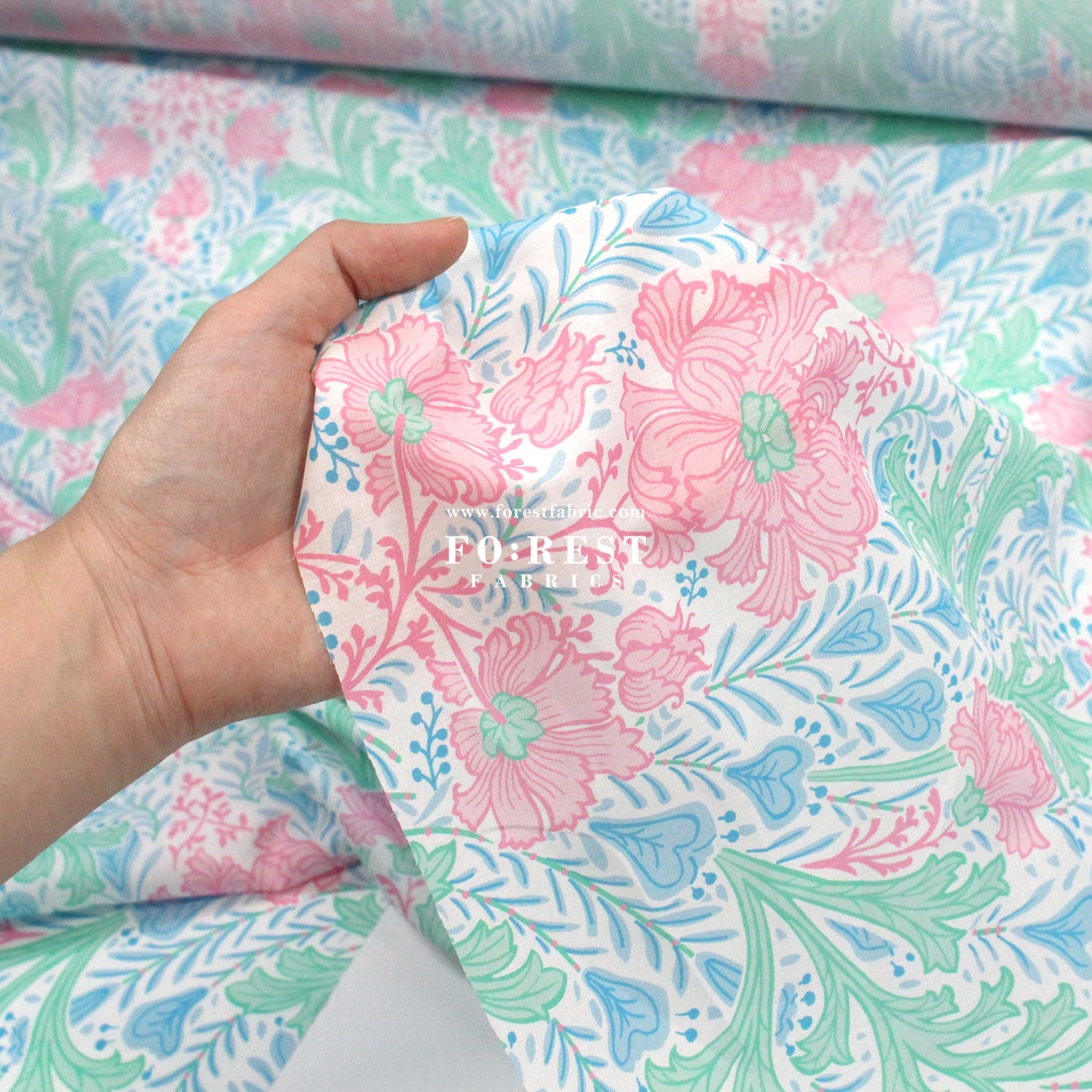 Liberty of London (Organic Tana Lawn Cotton Fabric) - Congleton C - FO:REST Fabric 布恩堂Liberty fabrictana lawnjapanese fabricykk zipper
