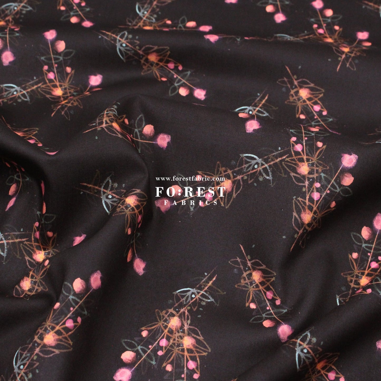 Liberty of London (Organic Tana Lawn Cotton Fabric) - Dream of Roses A - FO:REST Fabric 布恩堂Liberty fabrictana lawnjapanese fabricykk zipper
