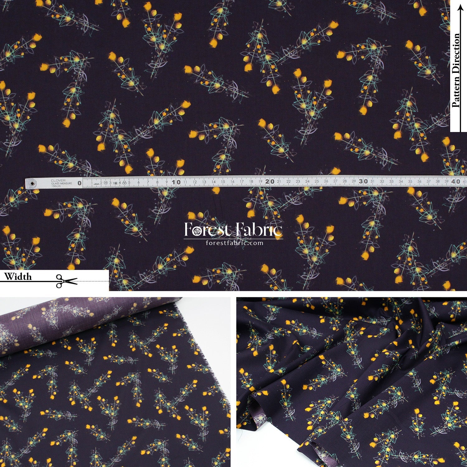 Liberty of London (Organic Tana Lawn Cotton Fabric) - Dream of Roses A - FO:REST Fabric 布恩堂Liberty fabrictana lawnjapanese fabricykk zipper