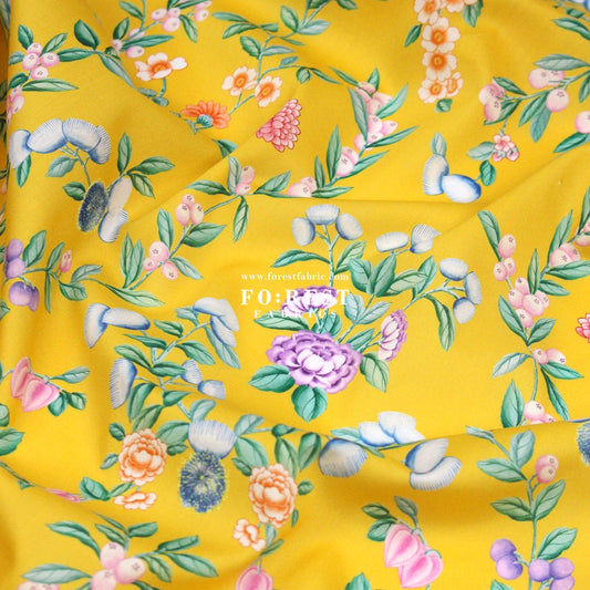 Liberty of London (Organic Tana Lawn Cotton Fabric) - Eastern Trellis A - FO:REST Fabric 布恩堂Liberty fabrictana lawnjapanese fabricykk zipper